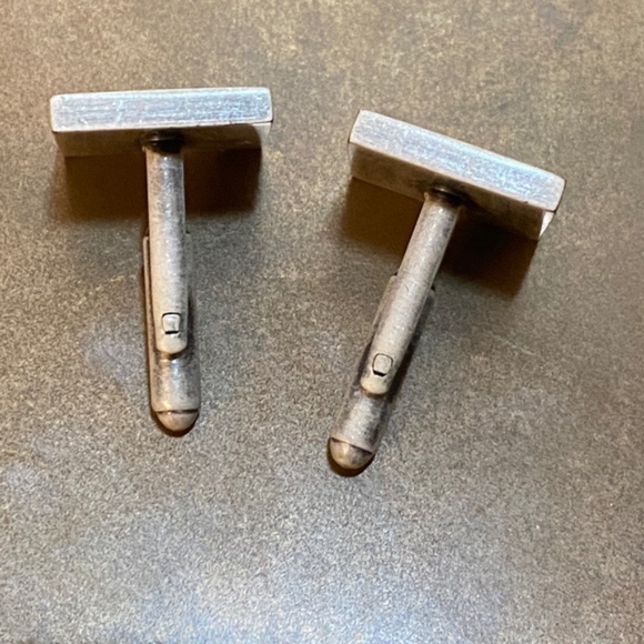 NEIMAN MARCUS Red Swarovski STEAMPUNK Cufflinks - Picture 8 of 10